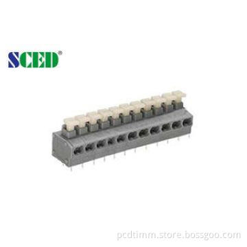 5.00mm Pitch PCB Spring Terminal Blocks , 300V 10A 2P - 24P
